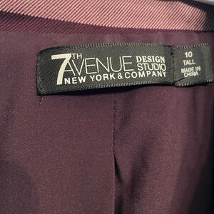 New York & Company Purple Blazer